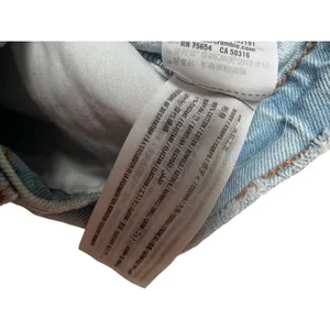 Abercrombie & Fitch High‎ Rise Mom Shorts Light Wash Distressed Denim 29 8 thumbnail 5