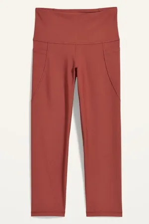 Old Navy Powersoft High Waisted Side Pocket Crop Leggings NWT Size Small thumbnail 4