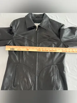 Vintage‎ Wilsons Leather Maxima Ladies Jacket 100% Leather Medium Black thumbnail 4
