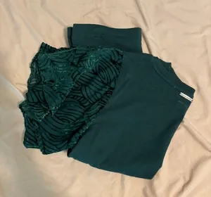 Michael Kors Green Short Sleeve Blouse thumbnail 6