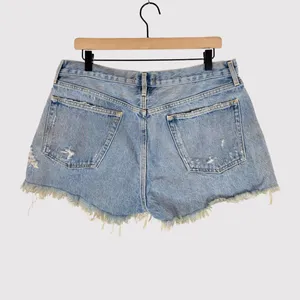 AGOLDE Womens Shorts Blue Parker Vintage Cut Off Denim Distressed Jean Size 31 thumbnail 3