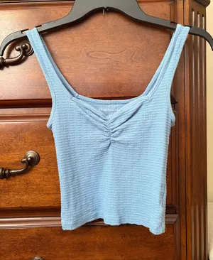 American Eagle blue tank top thumbnail 1
