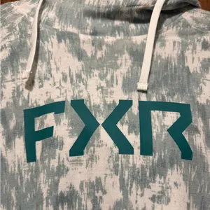 Women's FXR Teal Tie-Dye Hooded Long Sleeve Top thumbnail 4
