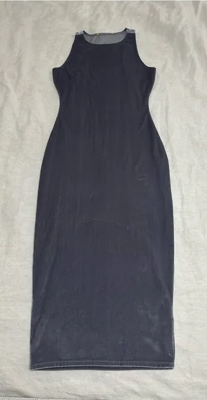 Velvet dress Silver thumbnail 1
