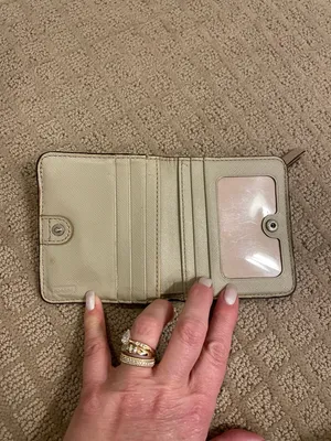 Coach Women’s Bow-Accent Compact Wallet - Nude thumbnail 2