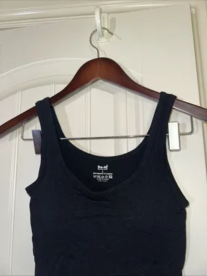 Pro-Fit Seamless Ribbed Sports Bra L NWOT Black thumbnail 2