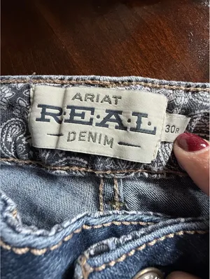 Ariat Real Denim Mid Rise Bootcut Jeans Size 27 x 32 thumbnail 7