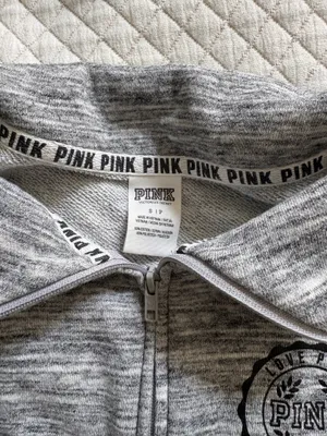 VS Pink Pullover Quarter Zip thumbnail 3