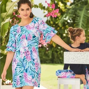 Lilly Pulitzer Lula Dress Mr Peacock Tweethearts S thumbnail 3