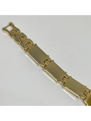 Renaissance Womens Watch gold tone abalone mop dial 23mm Quartz running thumbnail 7