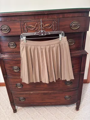 NWT Wishlist Apparel Brand Pleated A-Line Mini Skirt - size M thumbnail 7