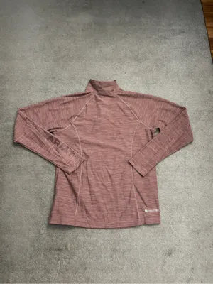 Ariat Laguna Quarter Zip Ladies Long Sleeve Top Twilight Mauve thumbnail 2