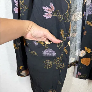 Free People Wrap It Up Floral Jacket Size Small thumbnail 6