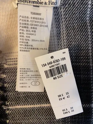 Plaid Blanket Scarf thumbnail 3