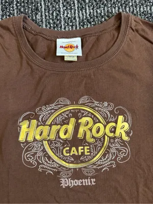 Hard Rock Cafe Phoenix Brown T-shirt Women's Large thumbnail 2