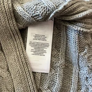 Lauren Ralph Lauren Gray Cable Knit Sweater thumbnail 6