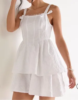 Francesca's Dress White thumbnail 2