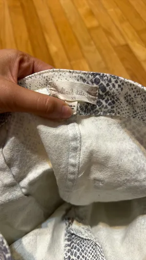 Altar'd State Snakeskin Flare Jeans thumbnail 3
