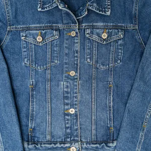 Vintage 90s Eddie Bauer Denim Jacket - Dark Blue Jean Trucker Jacket thumbnail 2