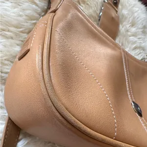 Vtg COACH Hampton camel leather Y2K Demi small shoulder bag 7540 thumbnail 13