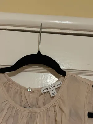 And Now This beige peplum top Tan Size M thumbnail 3