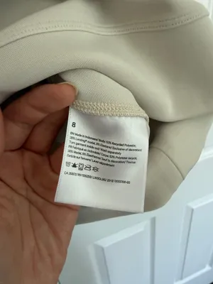 Lululemon Softstreme Perfectly Oversized Cropped Crew Mojave Tan Cream 8 Lounge thumbnail 7