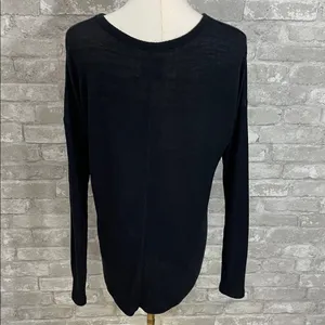 Abercrombie & Fitch Navy Knit Sweater thumbnail 4
