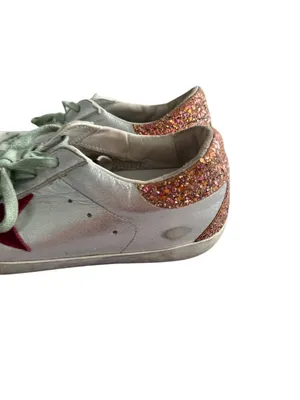 GOLDEN GOOSE Women’s Glitter Superstar Sneakers Size US 10 / 40 thumbnail 6