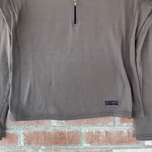 Patagonia Half Zip Long Sleeve Lightweight Fleece Shirt Women’s Small Gorpcore thumbnail 3