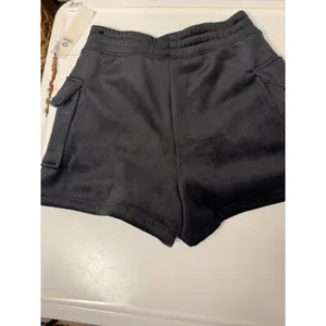 Mono B Black‎ Ribbed Velvet Cargo Skort Elastic Waist Small NEW thumbnail 2