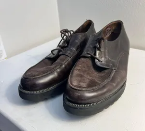 Paul Green Brown Suede Loafers thumbnail 4