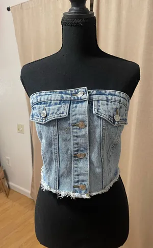 Denim top Blue Size M thumbnail 1