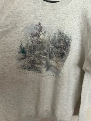 Vintage norther wilderness Crewneck Size XL thumbnail 2