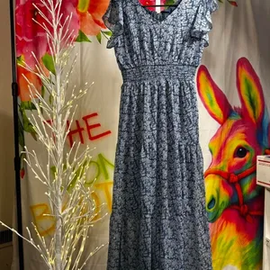 X215. Love, Nickie Lew -blue maxi dress thumbnail 2