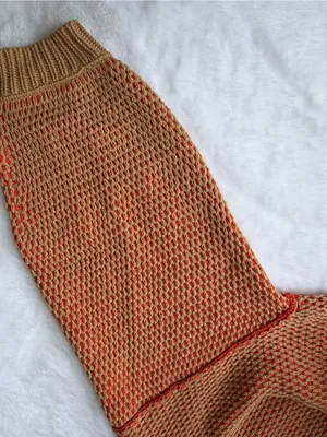 Free People Maisie Sweater In Tangerine thumbnail 4