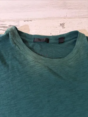 ATM Anthony Thomas Melillo Teal Green Short Sleeve Crewneck Tee thumbnail 3