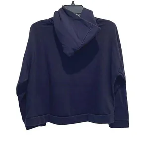 Jack Wills Navy Hoodie Cropped Quarter Zip Women’s Size‎ 10 thumbnail 3