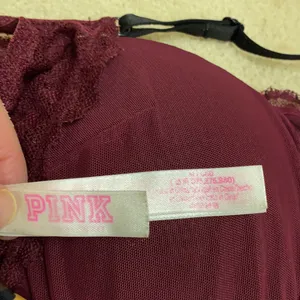 PINK maroon/ animal print bra thumbnail 3