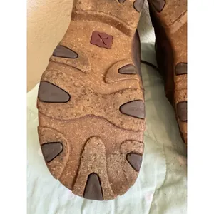Twisted X Brown Woven Leather Lace-Up Chukka Ankle Boots Round Toe US 4 thumbnail 13