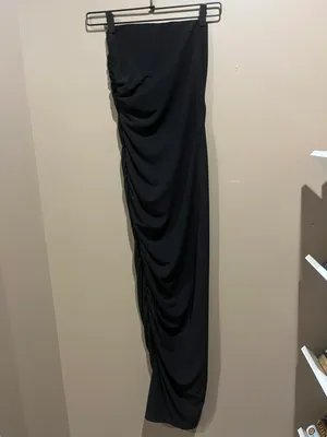 Zara Strapless black Dress thumbnail 3