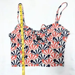 Volcom Shellz Bellz Cami Tank Top - Orange Multi - XS thumbnail 11
