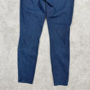 Spanx Ankle Jean-Ish Leggings Jeggings High-Rise Twilight Rinse Blue Size L thumbnail 10