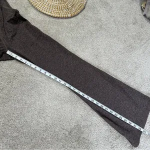 Offline by Aerie The Hugger Foldover Flare High Waisted Legging in Relic Brown S thumbnail 13