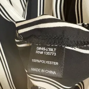 Olivaceous‎ Black And White Stripe Tank Top Size Small thumbnail 5