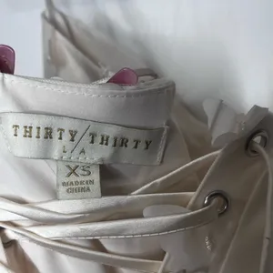 Thirty Thirty Elegant Cream Maxi Dress with Floral Accents thumbnail 11