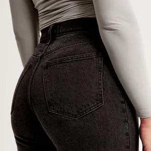 Abercrombie 90s Straight Jean Curve Love Ultra High Rise Jean Size 25 (0 Reg) thumbnail 4