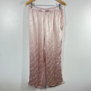 Juicy Couture Satin‎ Pink Logo Pajama Set Medium Sleepwear Cami & Pants Lounge thumbnail 4