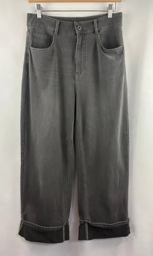 Women’s Halara Medium Charcoal Gray Baggy Jeans thumbnail 1