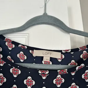 LOFT sheer blouse thumbnail 3