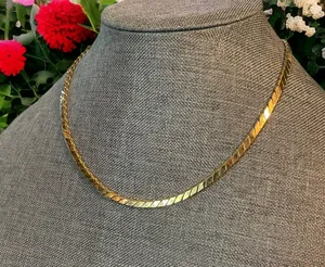 Napier Vintage  Thick Snake Chain Necklace thumbnail 2
